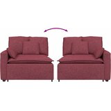  Modularni kauč s naslonom za ruke i jastucima, vinsko crvena 100 cm | Eponuda.com