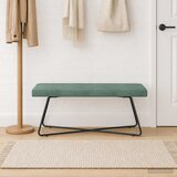  Klupa Morska zelena 110 x 40 x 45 cm Baršun | Eponuda.com