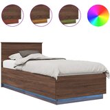  Krevetna konstrukcija Smeđi hrast 70 x 190 cm Konstruirano drvo | shoptok.hr