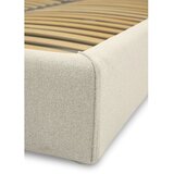 Scandic Krem tapecirani bračni krevet s prostorom za odlaganje s podnicom 180x200 cm Sea – | shoptok.hr