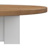 Bessagi Home Jedilna Miza Camden, Bela, Barve Bora, Ø 100cm | Shoptok.si