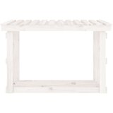  stojalo za drva belo 108x64,5x77 cm trdna borovina, (20722717) | Shoptok.si