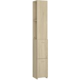 Maison Chic Kopalniška omarica - Kopalniški kabinet sonoma hrast 25x26,5x170 cm inženirski les, (21794732) Cene