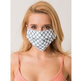 Fashion Hunters graphite-white protective mask Cene