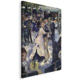 Slika - Pierre-Auguste Renoir – Le Moulin de la Galette detail of the dancers 80x120 Na talijanskom platnu | shoptok.hr