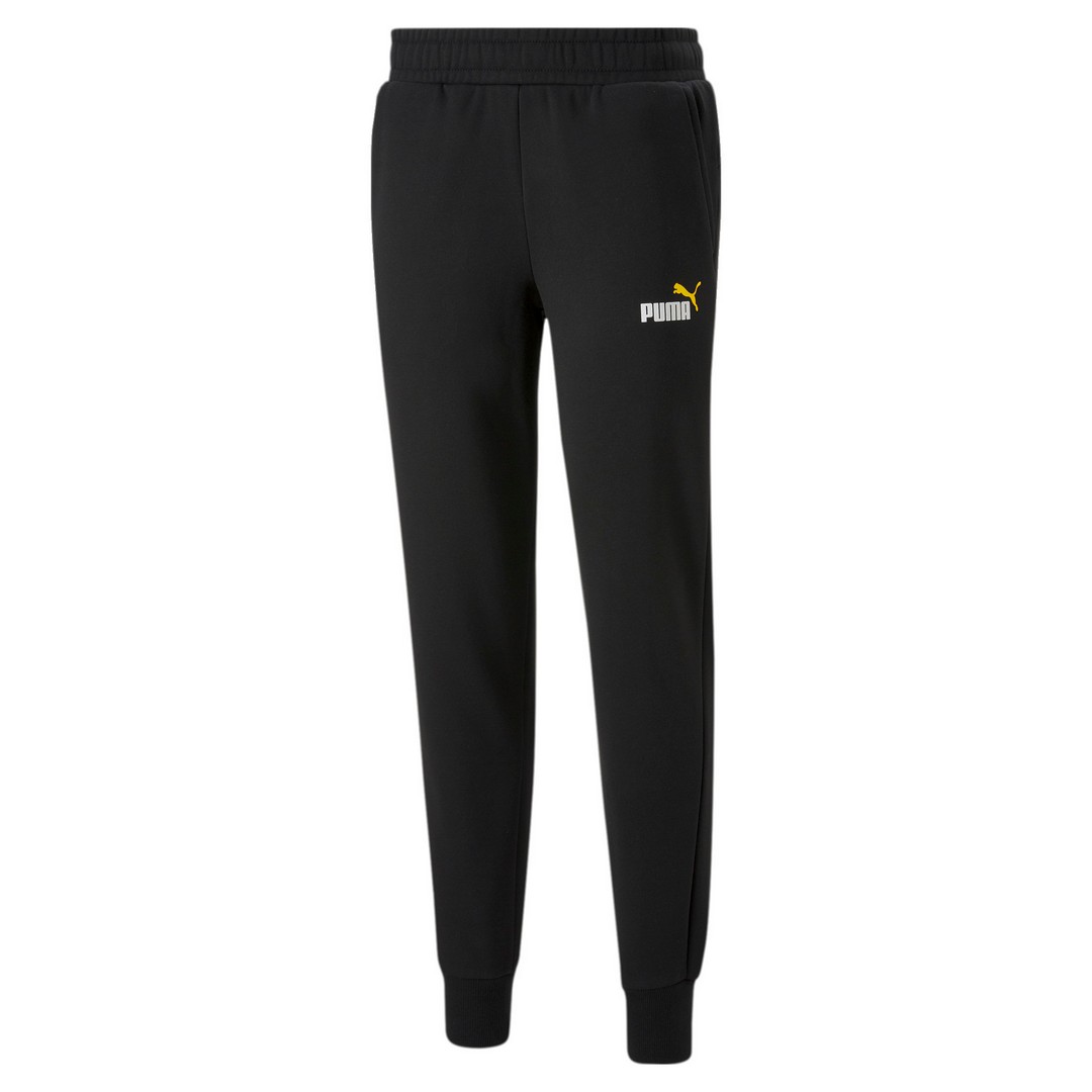 Puma Spodnji deli trenirke ESS+ 2 COL LOGO PANTS FL CL B Črna | Shoptok.si
