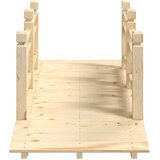  Vrtni most s ogradama 150 x 67 x 56 cm od masivnog drva smreke | shoptok.hr