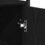  Sideboard Crna Oak 70x30x80 cm Odabrano drvo | shoptok.hr