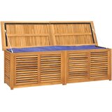  Vrtna kutija za pohranu s vrećom 175x50x55 cm masivna tikovina | shoptok.hr