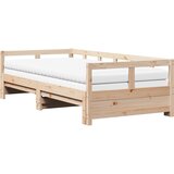  Dnevni krevet na razvlačenje s madracima 90x190 cm od borovine | Eponuda.com