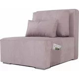 Fola Fotelj z ležiščem Ambi - pepel roza