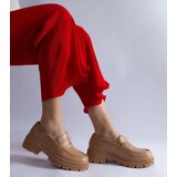 Gemre Dark beige eco leather moccasins Fiorenza | ePonuda.com