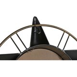  Zidni sat Home ESPRIT zlatan Srebrna Metal Avion Vintage 77 5 x 15 x 46 cm | shoptok.hr