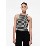 Pieces Women's White and Black Striped Tank Top Costina - Women