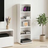 Cd ormar Bijela 33 x 23,5 x 97,5 cm Konstruirano drvo | shoptok.hr