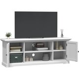 TV ormarić bijeli 110 x 30 x 41 cm od konstruiranog drva | Eponuda.com