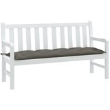 vidaXL Blazina za vrtno klop melanž temno siva 150x50x7 cm blago Cene