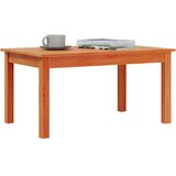 vidaXL Klubska mizica voščeno rjava 80x50x40 cm trdna borovina | Shoptok.si