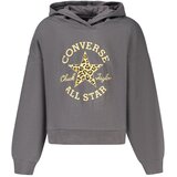 Converse hoodie dukserica za djevojčice s okruglim logom crna | shoptok.hr