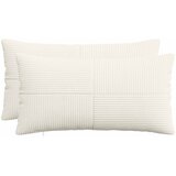  Presvlaka za jastuk 2 pcs ALMELO Krem 40 x 70 cm Kord | shoptok.hr