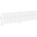  Gabionski zid s poklopcima od pocinčanog čelika 900x30x200 cm | shoptok.hr