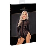 Noir - majica z dolgimi rokavi z leopardjim potiskom (črna) | Shoptok.si
