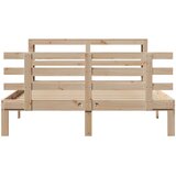  Okvir kreveta s uzglavljem 120x190 cm od borovine | shoptok.hr