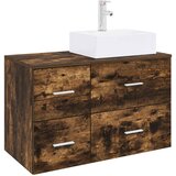  Set namještaja za kupaonicu 2 kom. Dimljeni hrast Smeđa 49,5 x 41 x 79,5 cm | Shoptok.si