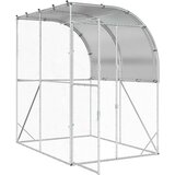  Kokošinjac Srebrna 200 x 200 x 215 cm Pocinčani čelik | shoptok.hr