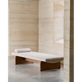 Kave Home Bež/u tamnoj prirodnoj boji ležaljka od šenila (promjenjiva) Topaz – | shoptok.hr