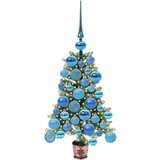 vidaXL Božićno drvce s 150 LED svjetlima s stalakom Zelena 65 cm PE | shoptok.hr