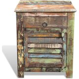 In kutni ormarić s 1 ladicom i 1 vratima od obnovljenog drva | shoptok.hr