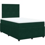  box spring s madracem tamnozeleni 120x190 cm baršunasti | shoptok.hr