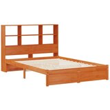 Krevet s okvirom i spremnikom s uzglavljem Vosak Smeđa - Vosak smeđa 140 x 190 cm | shoptok.hr
