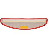  Prostirke za stepenice 20 kom 56x17x3 cm crvene poluokrugle | shoptok.hr