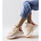 Gemre Beige-pink fabric sneakers Begins | Shoptok.si