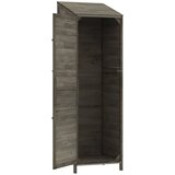  Vrtno spremište antracit 55 x 52 x 174,5 cm od masivne jelovine | Eponuda.ba