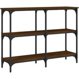  Konzolni stol boja smeđeg hrasta 100x29x75 cm konstruirano drvo | shoptok.hr