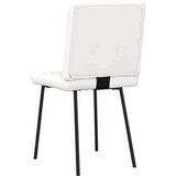  Jedilni stoli 4 kosi belo umetno usnje | Shoptok.si