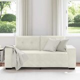  Dvosjed krem boje baršuna 180x77x82 cm | Shoptok.si