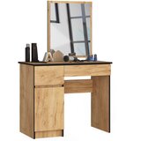 AKORD toaletna miza z ogledalom clp P-2/SL leva hrastova obrt, (21713499) | Shoptok.si