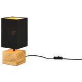  Črna/naravna namizna svetilka s tekstilnim senčilom (višina 30 cm) Woody – | Shoptok.si