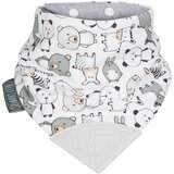 Cheeky chompers podbradnjak/marama Premium s grizalom Panda s prijateljima | shoptok.hr