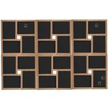 vidaXL okvir za 24 fotografije (13 x 18 cm) svjetlosmeđi mdf | shoptok.hr