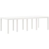  vrtni set za malico 9-delni Bela PE ratan Ergonomsko, (22067830) | Shoptok.si