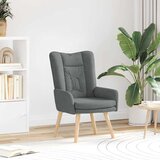  Fotelja Tamno siva 63 x 67 x 94 cm Tkanina i šperploča | shoptok.hr