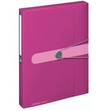 Herlitz Mapa A4 s gumicom, PP, hrbat 40 mm, Easy orga to go, roza Slike