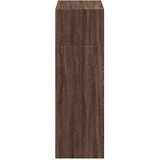  Visoka komoda smeđe boje hrasta 70x41x124 cm konstruirano drvo | Eponuda.com