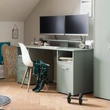MID.YOU Pisalna Miza Niels, Barva Petroleja, 150x70 | Shoptok.si