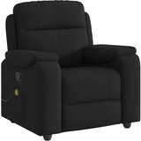 Maison Chic masažni naslanjač - Relax naslanjač črno blago, (22134695) | Shoptok.si